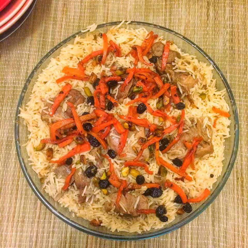 how to make kabuli pulao